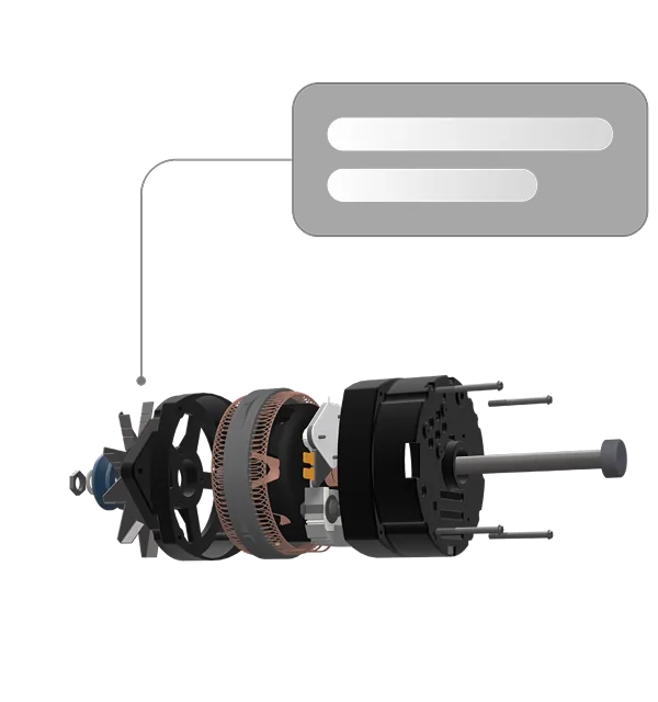 Exploded CAD view with callouts